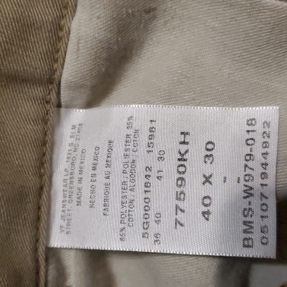 Rustler Khakis Men's Light Tan Pants - Size 40W X 30L - Picture 8 of 10